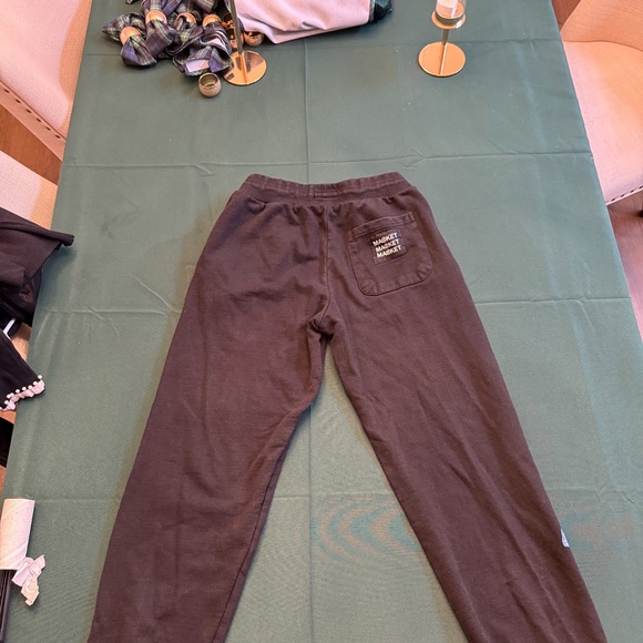 Market Men's Black Sweatpants - Picture 2 of 3